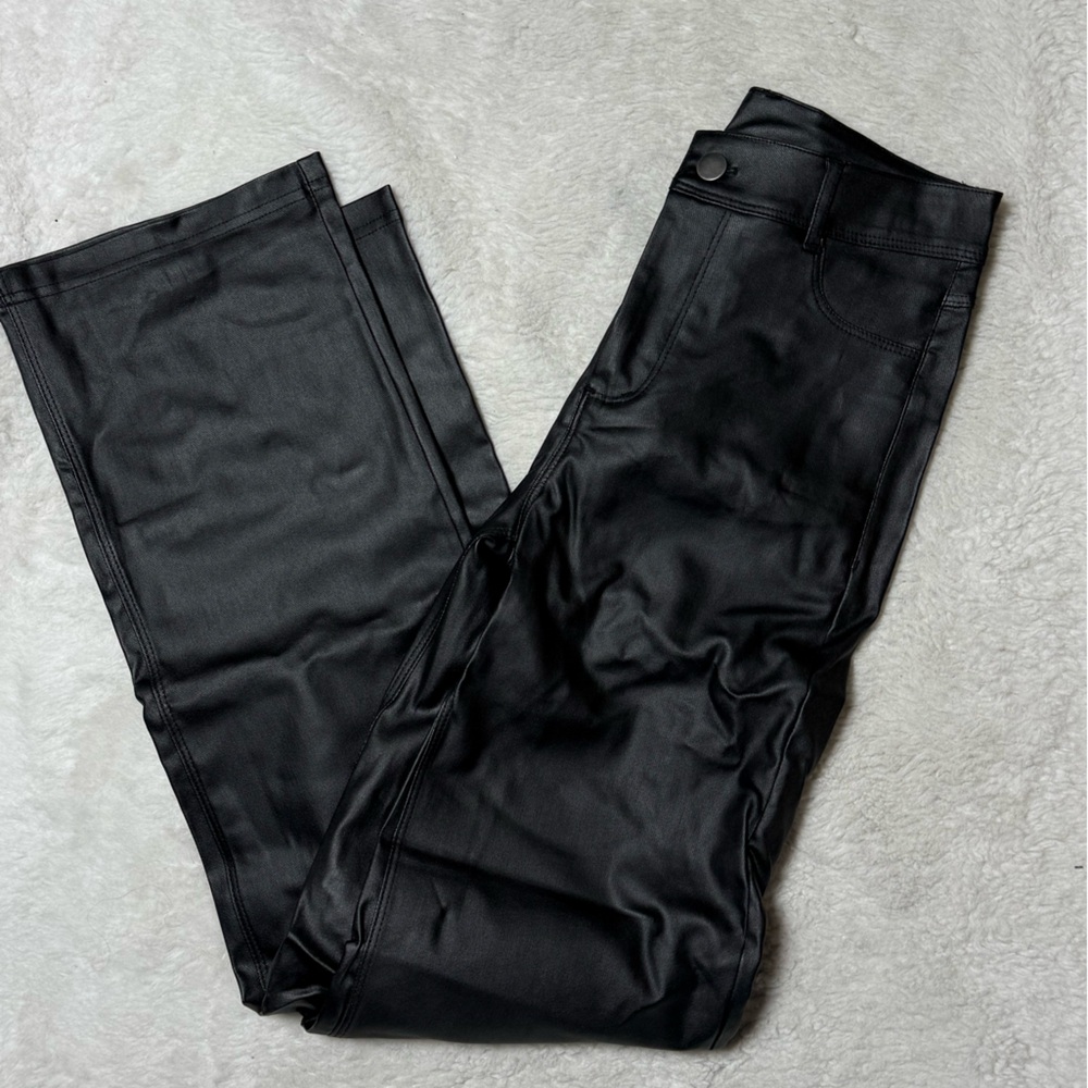 Windsor Black Vegan Leather Jeans